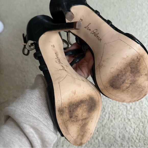 Sam Edelman black strappy going out heels - Picture 11 of 11